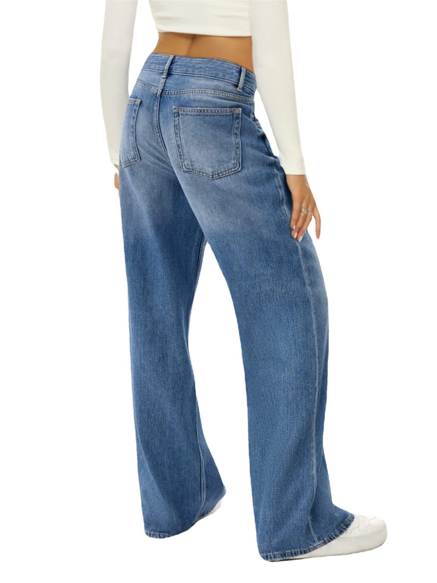 Pantalones Vaqueros Minimalistas para Mujer